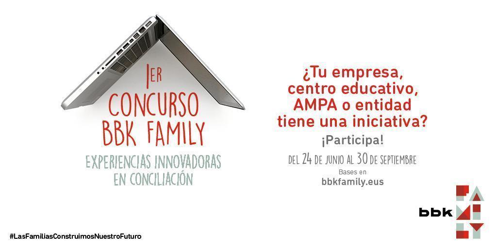 1er concurso BBK Family: experiencias innovadoras en conciliación